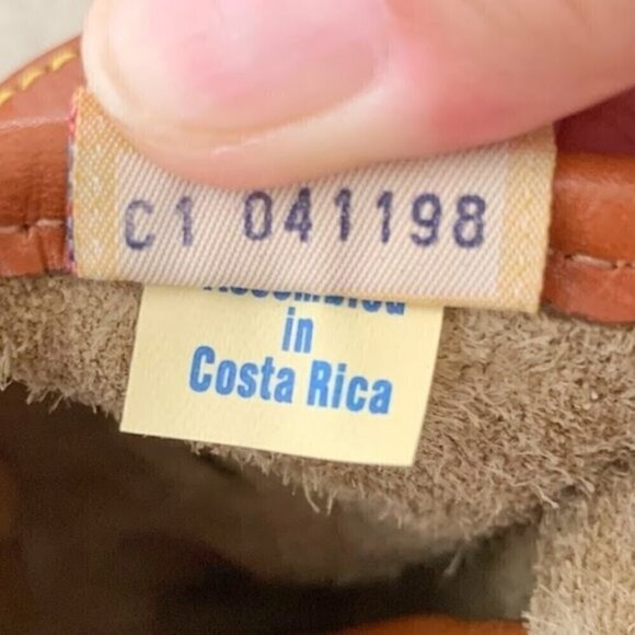 Dooney & Bourke Vintage Made in USA Leather Top Handle Carrier Shoulder Purse - Picture 11 of 16